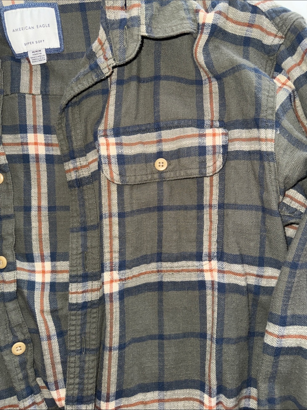 American Eagle Outfitters Flannel - Picture 3 of 3